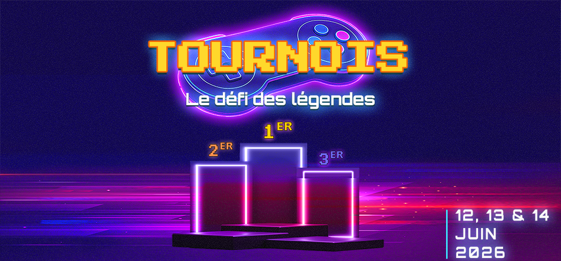 Section Tournois du RetroQuest Festival – 12, 13 & 14 Juin 2026