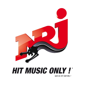 Logo NRJ – partenaire officiel du RetroQuest Festival